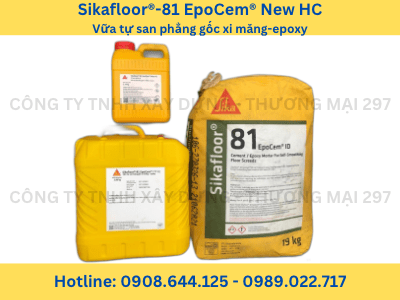 Sikafloor 81 EpoCem - Chính Hãng, Giá Rẻ Nhất Tại Đồng Nai, HCM, Bình Dương